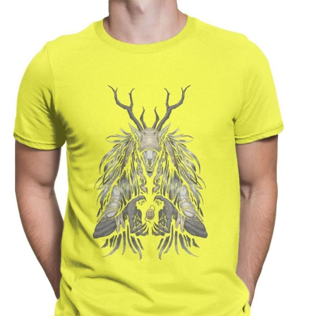 Men's Tops T Shirt The Supplicant Premium Cotton Tshirts Vicar Amelia Bloodborne Scary Harajuku Halloween T Shirt Graphic