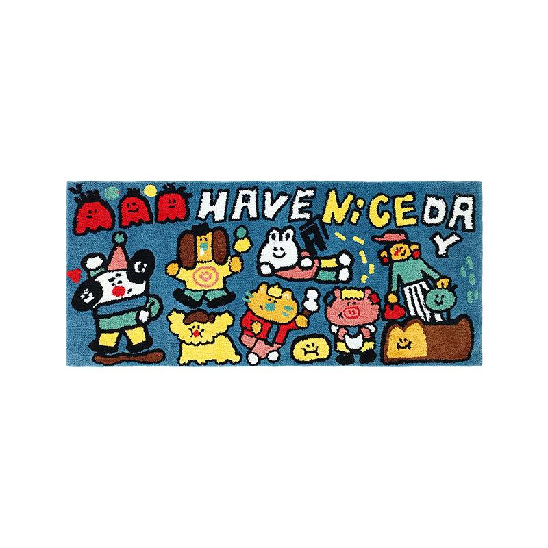 

Абсорбирующий тафтинговый прямоугольный коврик для ванной и спальни 50x100 CM