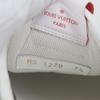 Pristine LOUIS VUITTON Low cut sneakers white leather mens 7.5 Used