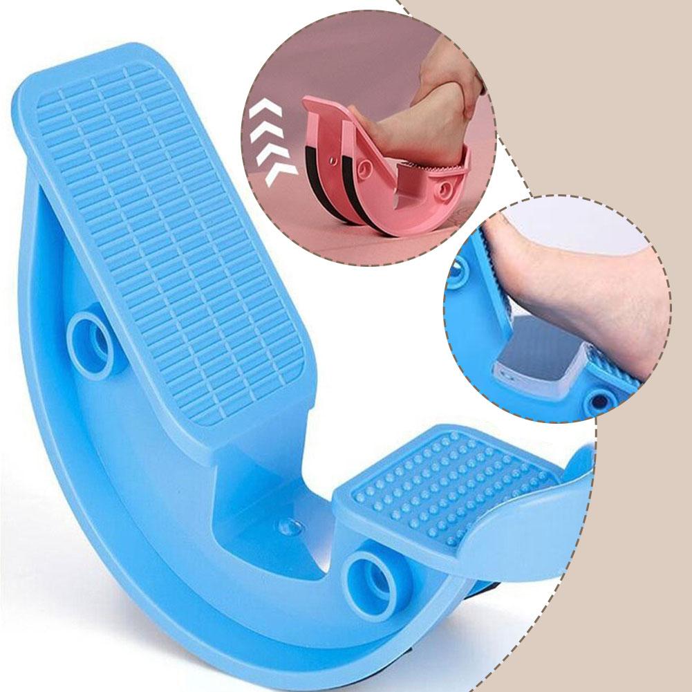 1PCS Plastic Foot Stretcher Rocker Leg Trainer Stepper Arm Calf Ankle Stretching Board Stretching Yoga Fitness Massage Pedal