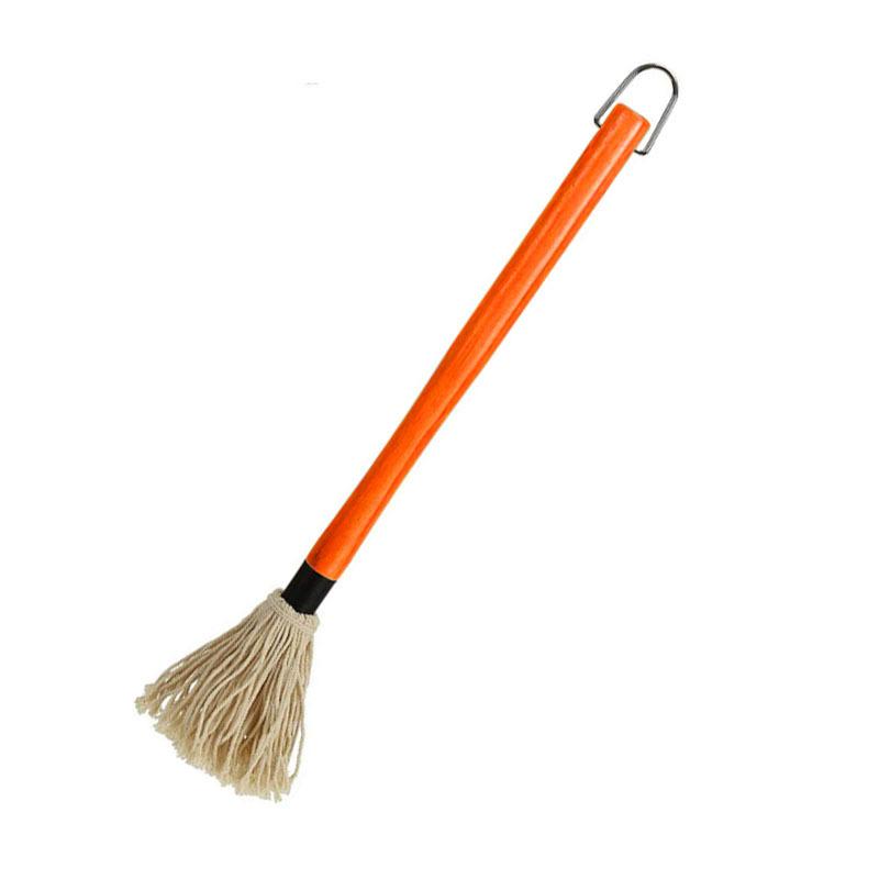 Outdoor barbecue oil brush tools, popular wooden-handled barbecue tool sets, durable oil sauce brushes for smoked steaks