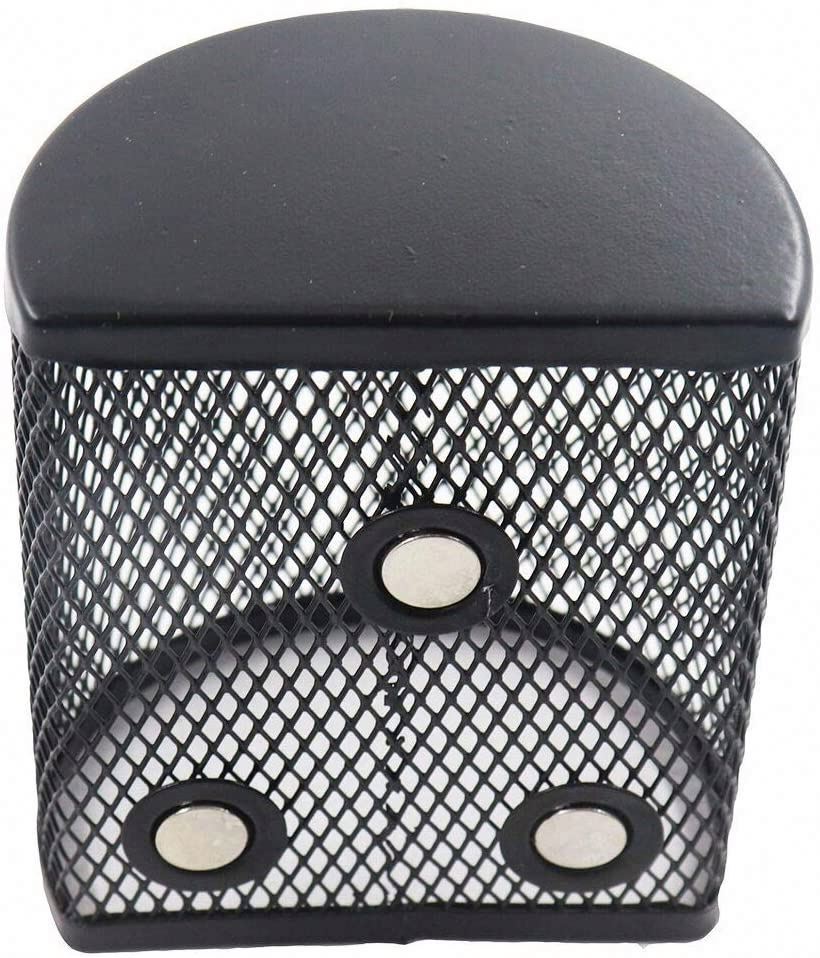 Magnetic Pencil Holder Half Circle Pen Holders Fridge Magnet Black