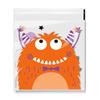 100pcs Halloween Decoration Plastic Clear Candy Bags Cookie Plastic Bag for Gift Packaging Pouch Wedding Birthday Party
