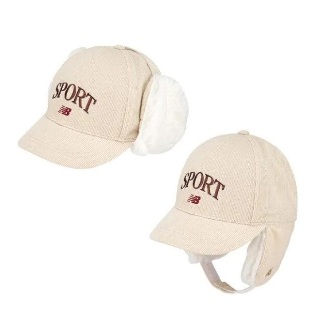 [New Balance] M Cap PQC NK8BEF702U-35 Corduroy Earflap Cap Beige tones