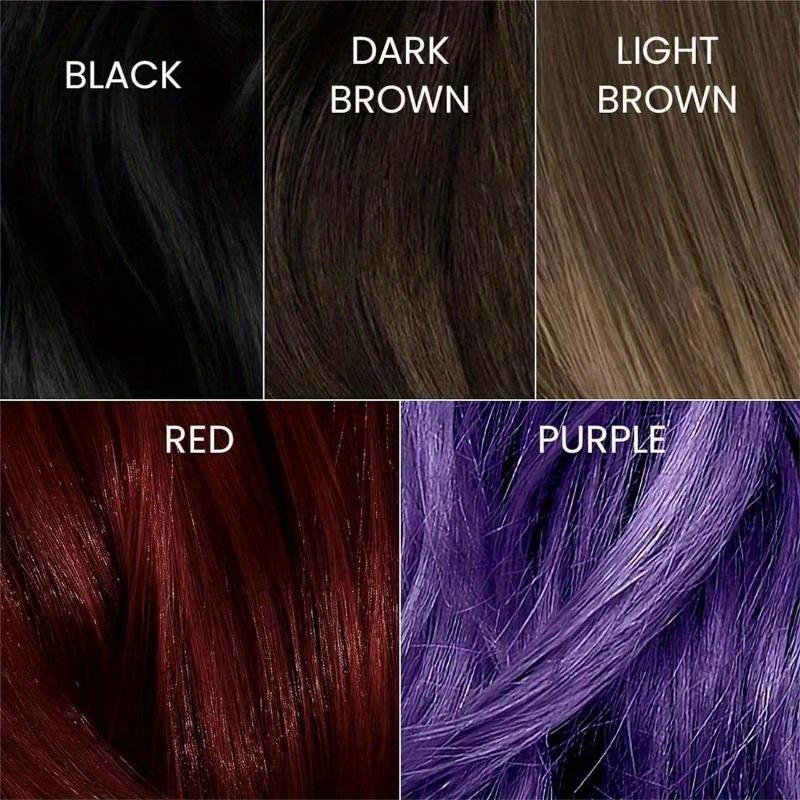 EELHOE Multi Color Hair Dyeing Shampoo Natural Non-irritating Nourish Scalp Easy Coloring Lasting Effect Smoothing Hair Dyeing