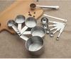 Stainless Versatile Steel Measuring Cups And Spoons Set For Baking Coffee And Treats Sweet