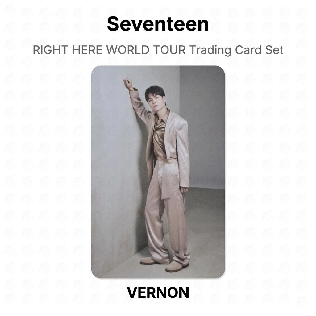 Seventeen RIGHT HERE WORLD TOUR Trading Card Set Official Photocard