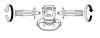 Makita 9539B AC Disc Maximum Output 700W Grinder, 100mm, High-Speed,