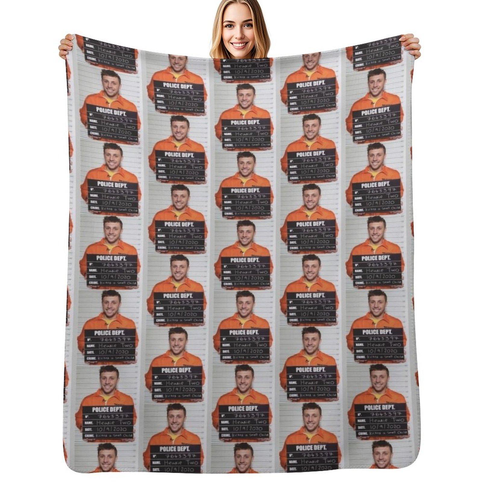 Exquisite Fashion Items Unisex White Sidemen Harry Throw Blanket Stain Resistant Cozy Warm Blanket