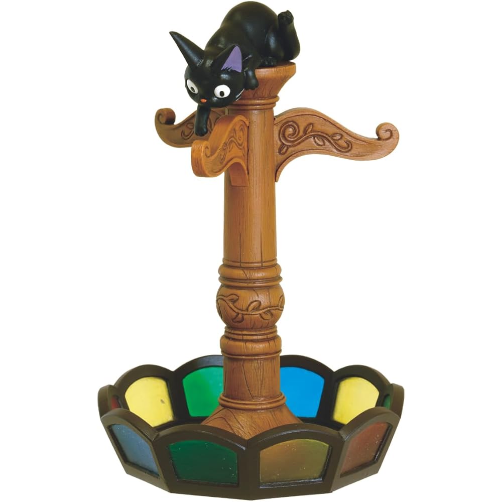 

Benelic Studio Ghibli Kiki s Delivery Service Jiji Stained Glass Accessory Tree Decorative Figurine