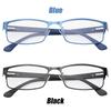 Men's Business Reading Glasses Titanium Alloy Frame Ultra Light Resin Glasses Flexible Portable Vision Care Male Eyeglasses
