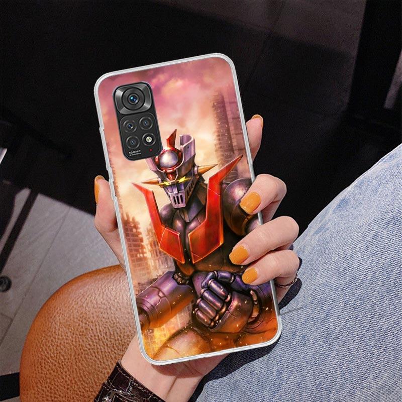 Manga Mazinger Z Anime Phone Case For Xiaomi Redmi Note 15 14 13 12S 12 11 Pro Plus 14S 11S 11E 10 10S 11T 5G Personalized Cover