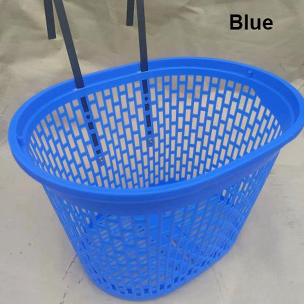 Multicolors Bicycle Storage Bag Plastic Student Front Basket  Rear Cycling Accessories