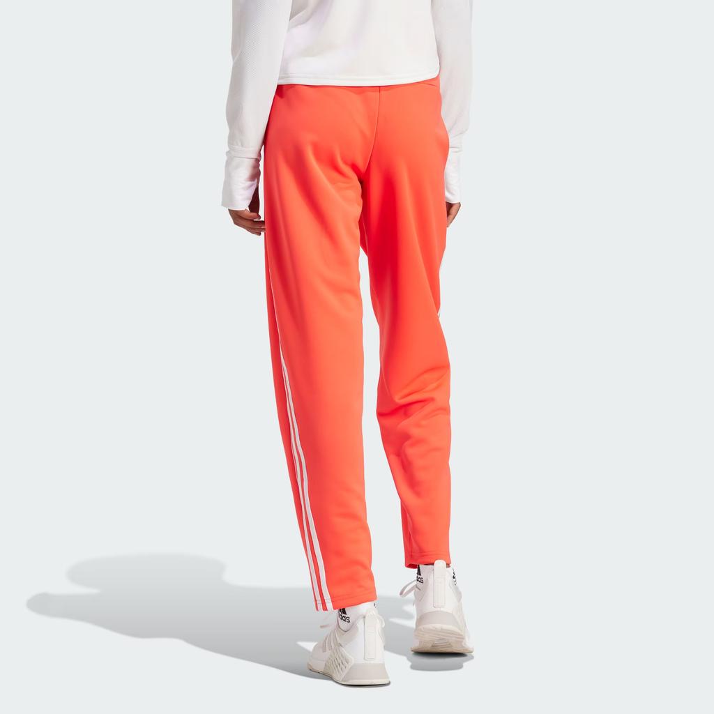 Adidas Aeroready Train Essentials Knit Pants With Elastic Waist Women Bottoms Light-Red IS3970