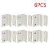 1-10PCS Ultra Thin Latch Cupboard L Type Door Closer Cabinet Catches Door Stopper Furniture Fittings Strong Magnetic Door Closer