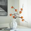 Flower Bud Ceramic Vase Desk Decoration Floral Arrangement Artificial Flowers Decorative Floral Vases Room Aesthetic Decor