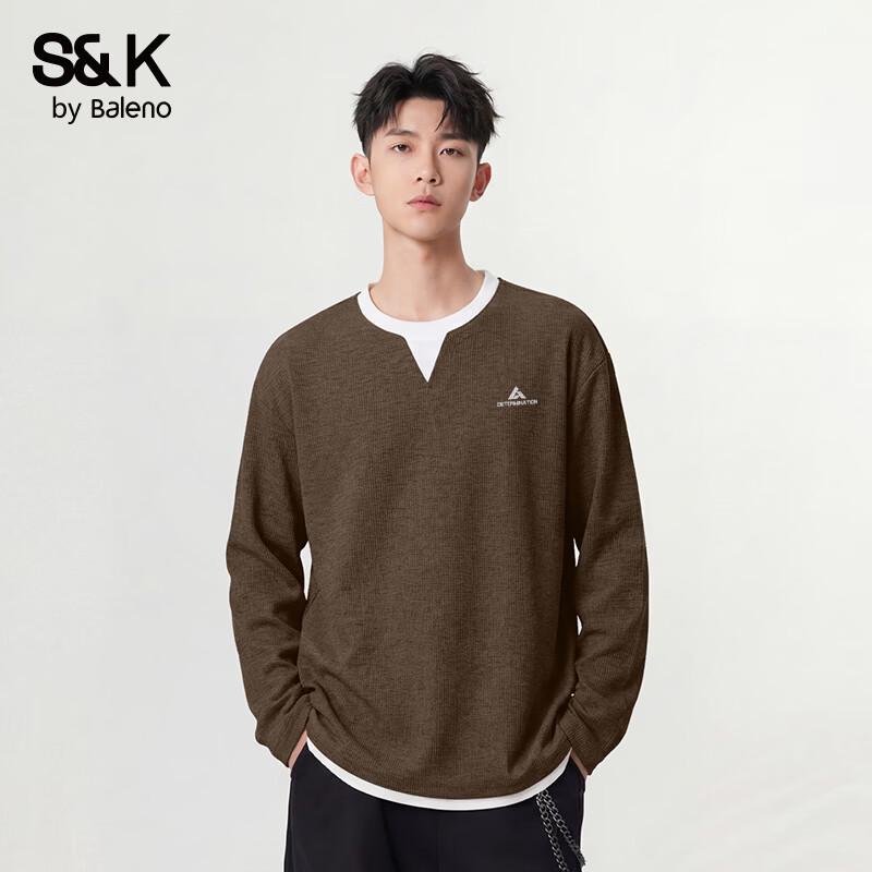 Baleno Men s S&K Series Faux Two-Piece Long-Sleeve T-Shirt