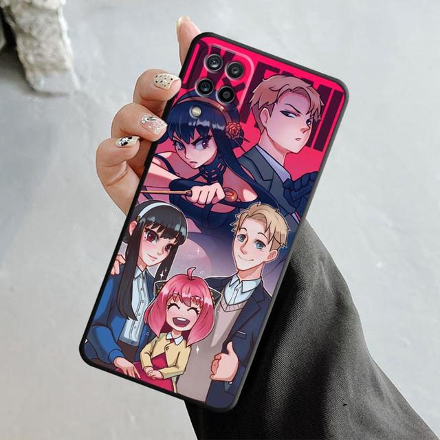 Spy X Family Anya Bright Hair Loid Yor Phone Case For Samsung Galaxy A70 A70s A50 A30s A04s A20s A20e A02 A02s A03 A42 M31 M13