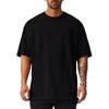 Men's Plus Size Mesh Breathable Oversized Drop Shoulder Fitness T-Shirt
