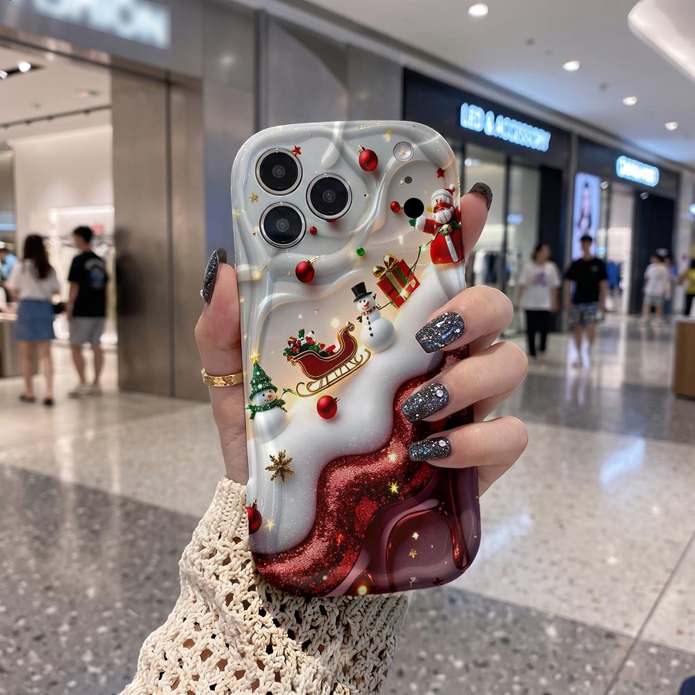 Compatible with iPhone 17 16 15 Shockproof Soft Silicone Case Perfect Fit New Year Gift for Dad Mom Party