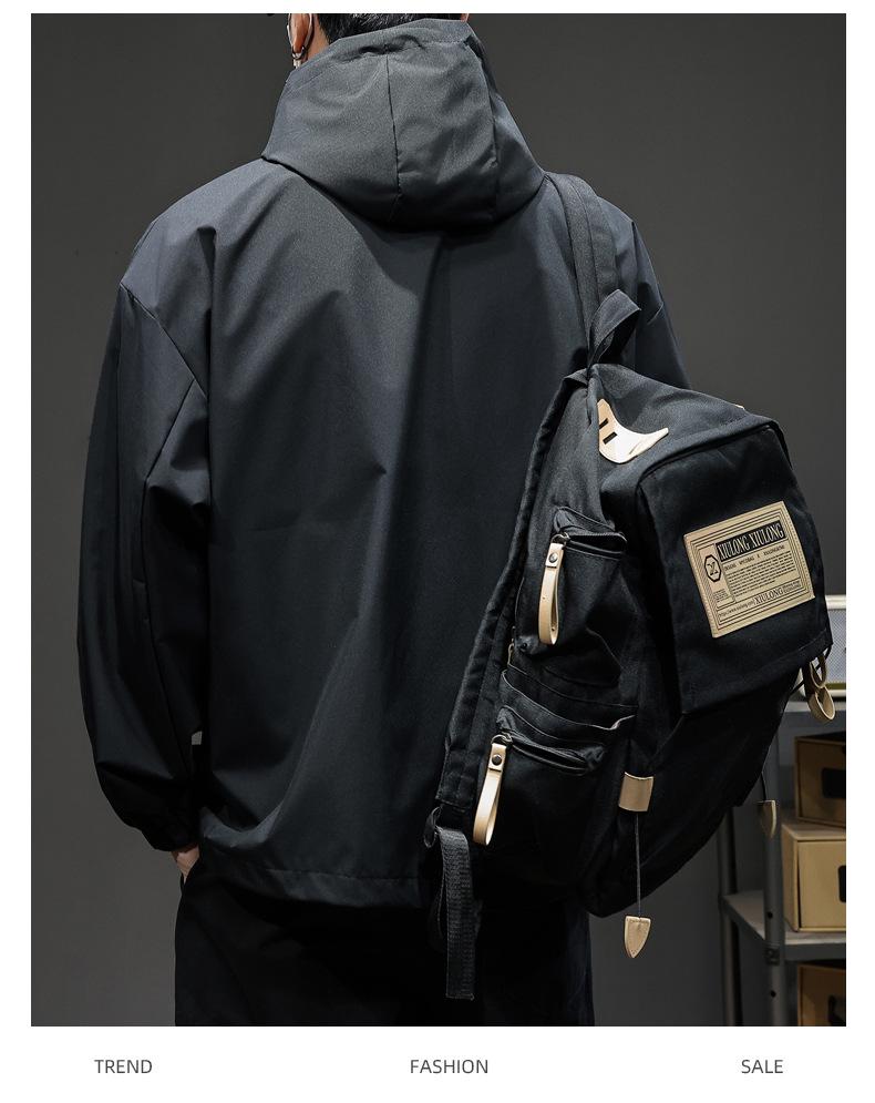 Men's Windproof Outdoor Shell Jacket - 2025 Autumn/Winter Thickened Cotton Casual Workwear Outerwear