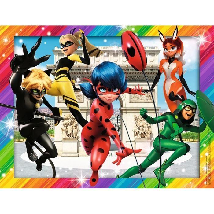 Puzzle MIRACULOUS 30 pièces - Ladybug et ses amis super-héros - Nathan