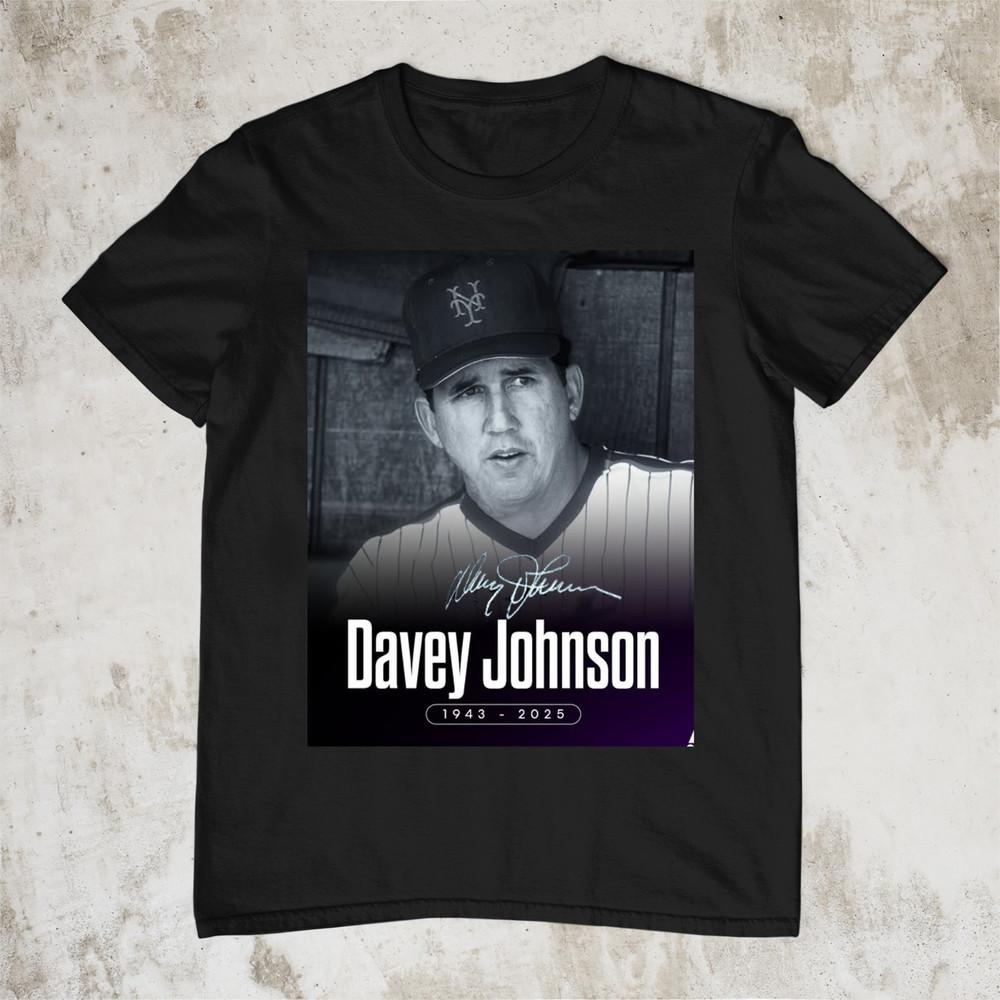 Davey Johnson Black T Shirt tee all you all size men and you S To 5XL Unisex T-Shirt XXL