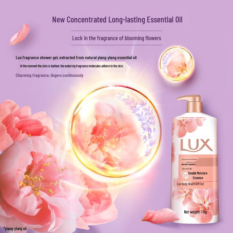 lux Peach Blossom Hydrating Hair & Body Set