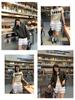 Qiumeng DT ETOLIE Korean Style White Women's Elastic Waist Puffy Casual Short Skirt