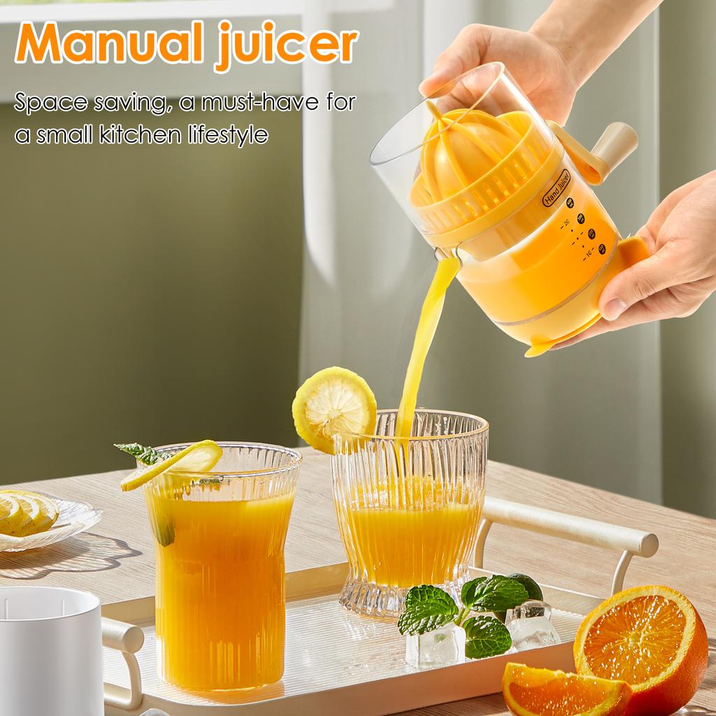 Manual Lemon Juicer Hand Crank Juice Extractor  Juicer Scale Lemon Orange Juice DIY Kitchen Juice Tool Essentials Accessories