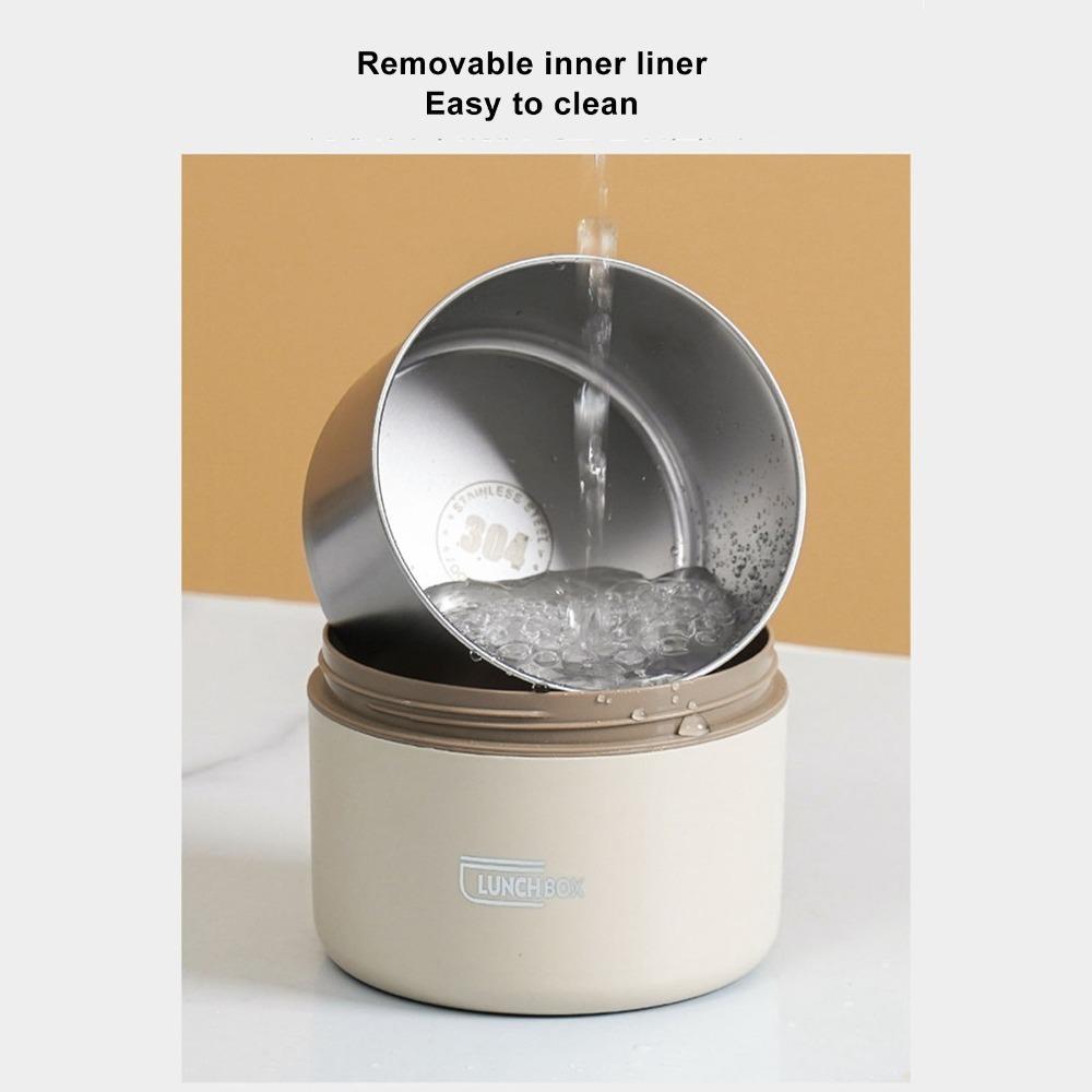 2PCS/3PCS/4PCS With Insulated Bag Thermal Bento Box Stackable Food Container  Outdoor Dining