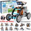 Kit Robot Solare 13-in-1 Assemblaggio Fai-da-te Kit Esperimenti Scientifici Giocattoli Educativi STEM per Bambini Età 8+ Set Robotico Alimentato a Energia Solare