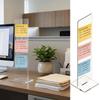 Detachable Memo Message Board Acrylic Desktop Reminder Board Sticky Note Holder Stand  Home Office