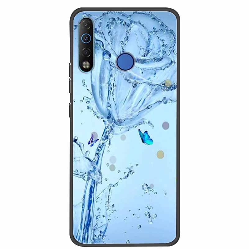 Case For TECNO Camon 12 Air Luxury Silicone Soft Shockproof TPU Back Cover for Tecno Camon 12 CC6 Case Camon12 Funda Love Coque