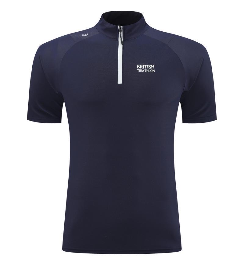 Adult & Children's Quick Dry Half-Zip Sports T-shirt for Table Tennis, Badminton & Fitness