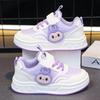 Dziewczęce białe sneakersy z niską cholewką Buty sportowe dla małych dziewczynek Modne i wszechstronne sneakersy
