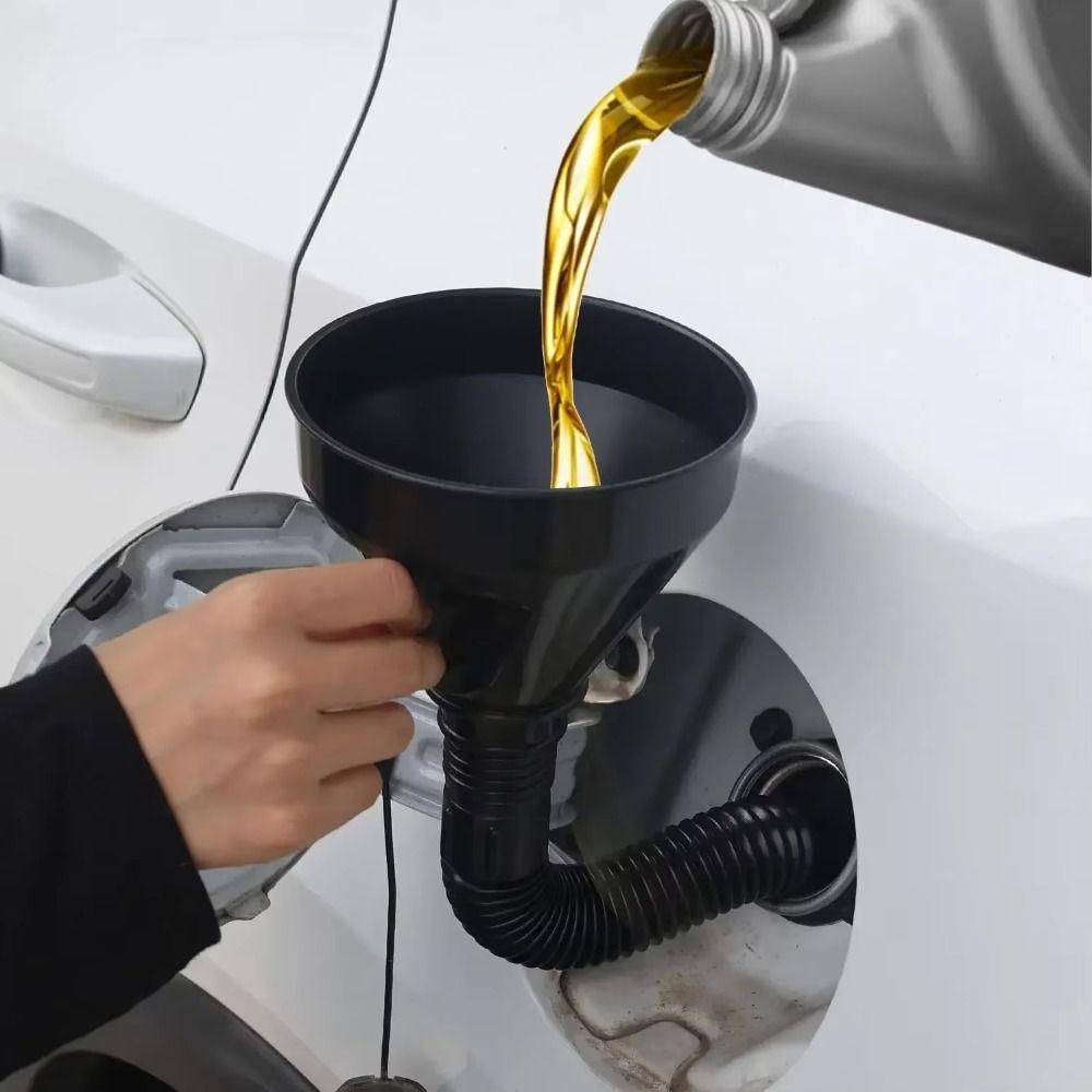 Multi Caliber Automotive Fuel Funnel Flexible Automotive Funnel Different Vehicles