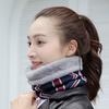 Autumn Winter New Women Printing Knit Neck Cover Warm Ring Scarf Female Fashion Fleecing Neckerchief Spring Wind Protection Men