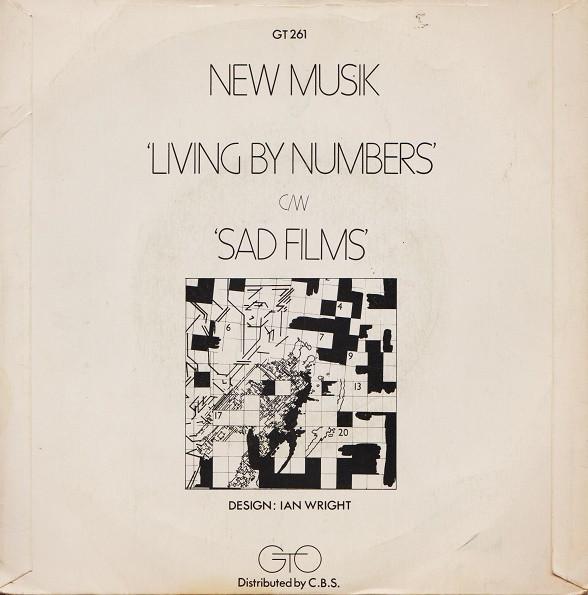 

7inch Record NEW MUSIK - Living By Numbers GT261 GTO 1979 UK Dance & Electronica Used