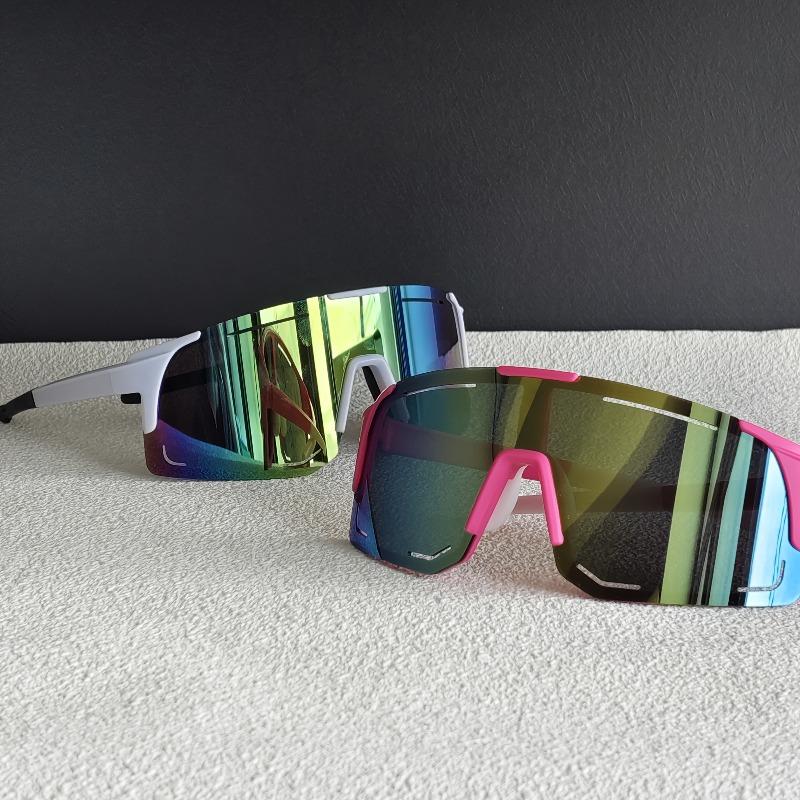 

2 шт. Модные безрамные очки с большой оправой, подходящие для мужчин и женщин, идеальный выбор для подарка