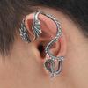 Retro Punk Gothic Flying Dragon Ear Studs for Men Women Exaggerated Style Earrings Jewelry
