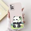 For Samsung Galaxy A71 Cute Panda Cat Cartoon Phone Case For Samsung A71 4G SM-A715F Soft Silicone Shockproof Cases