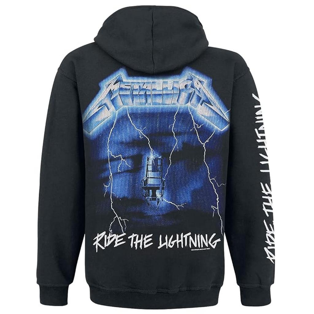 Metallica Unisex Adult Ride The Lightning Full Zip Hoodie