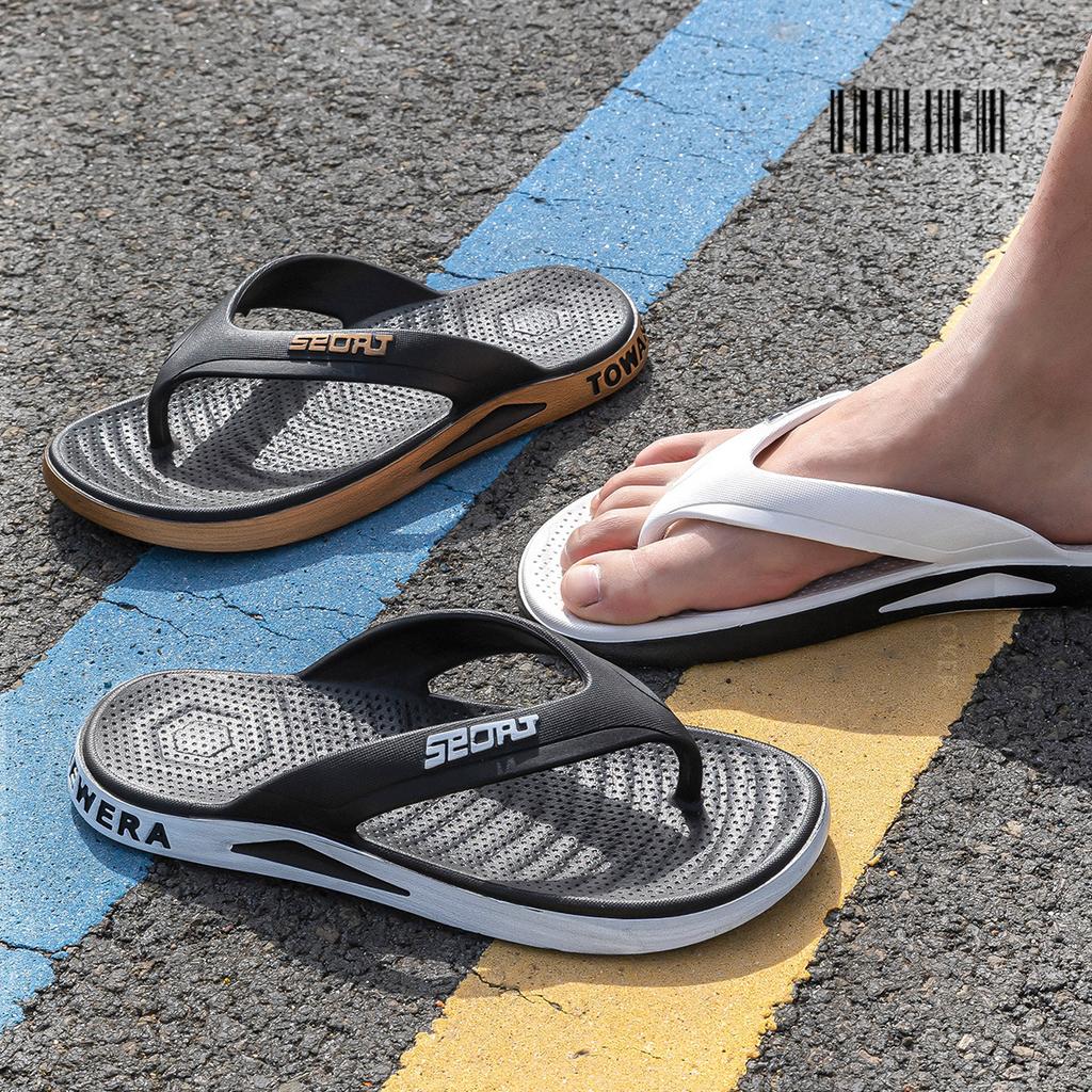 Flip-flops men's summer home Internet celebrity non-slip Vietnamese pinch slippers men's