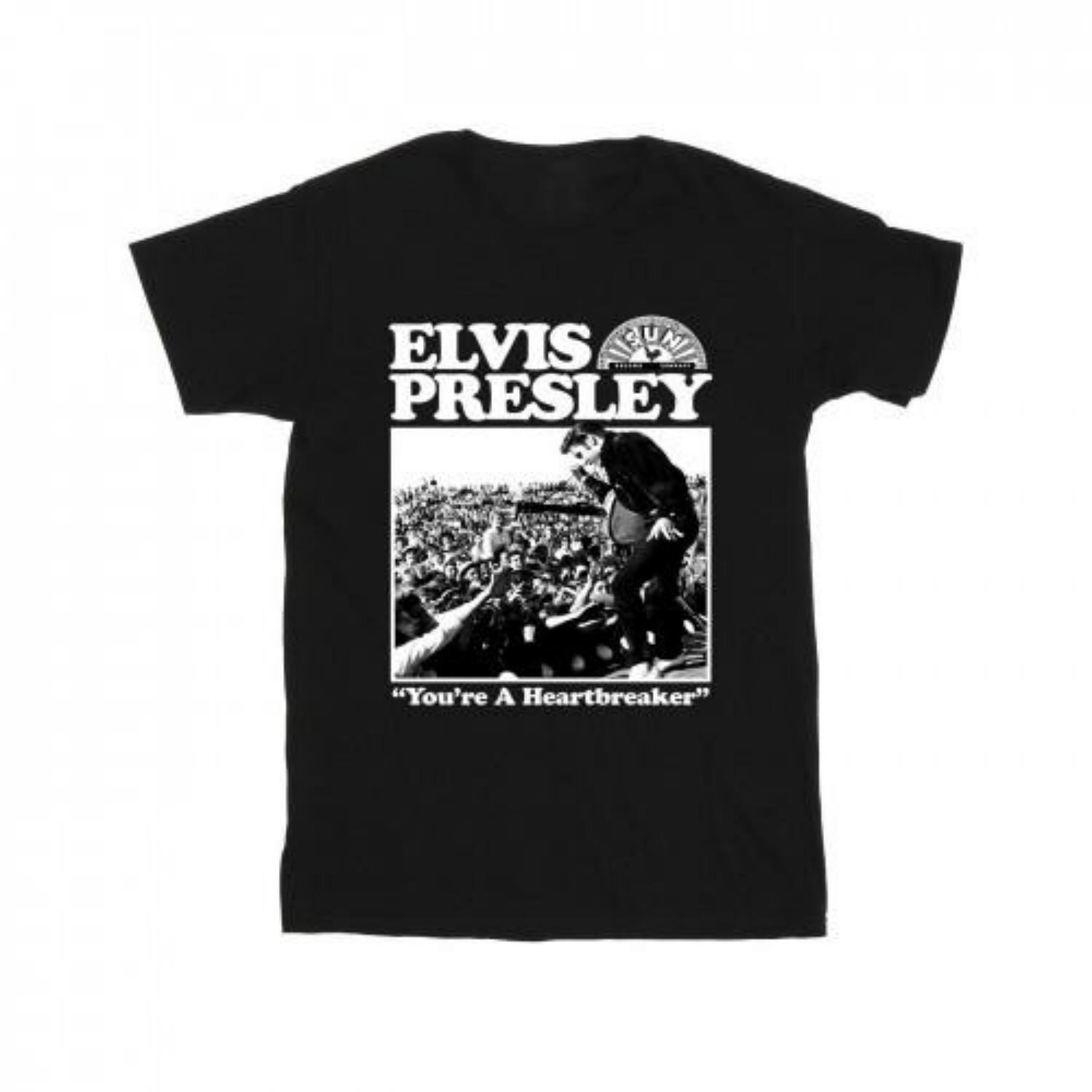 Elvis Mens A Heartbreaker T-Shirt S разноцветный
