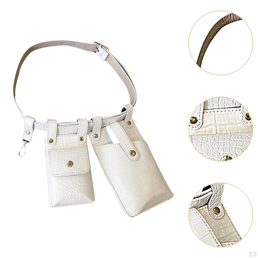 Ladies Waist Bag Adjustable Strap Crossbody Pack for Walking Outdoor Gym