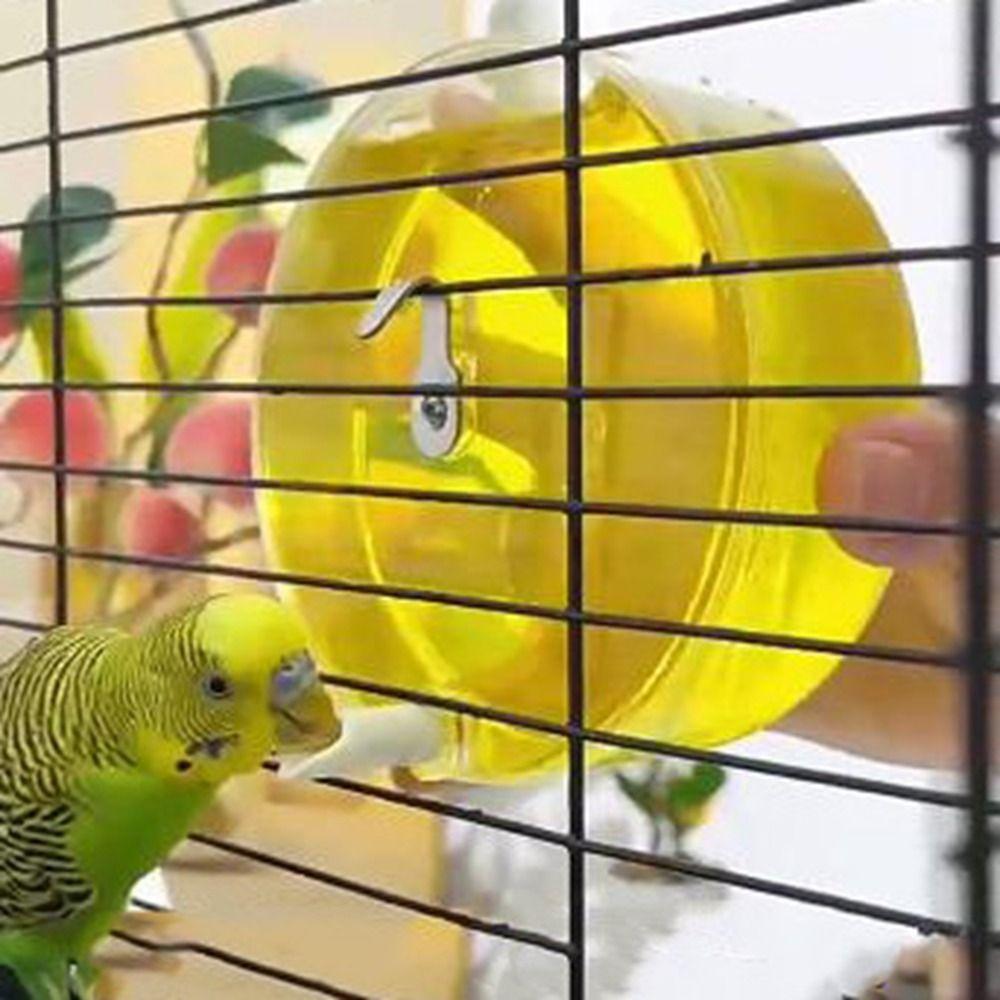 Transparent Birds Water Dispenser 350ml Pet Birds Water Bottle  Parakeet Cage Accessories