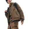 Li-Ning CF Logo Bomber Jacket 'Olive Green' Men's AYMS407-1