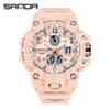 Sanda Youth Fashion Luminous Waterproof Shockproof Alarm Men's Watch
