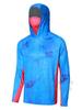 Men's sunscreen clothing summer UV protection breathable quick drying outdoor fishing clothing Luya fishing clothing hooded with mask